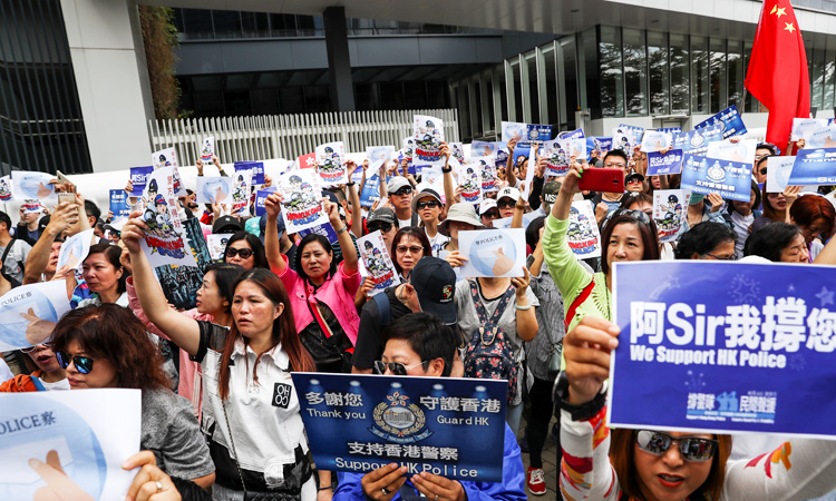 Pro-China protesters to rally amid Hong Kong chaos - GulfToday