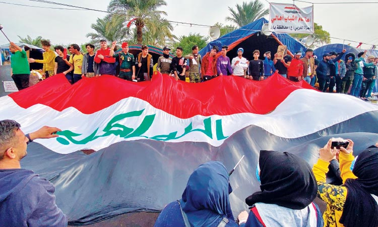 Iraq-Protesters