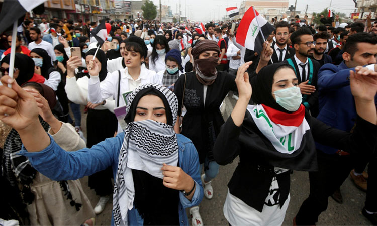 Iraqi-protesters