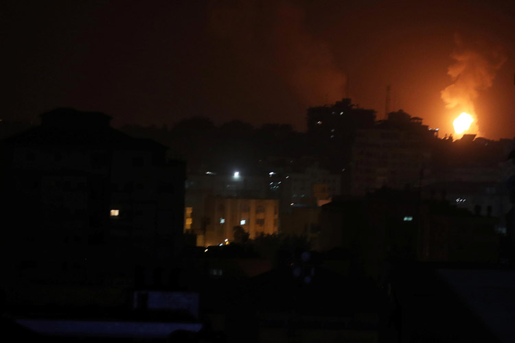 Israel-strikes-Gaza750x500