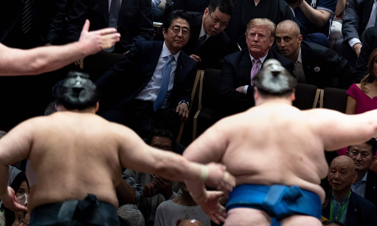 Sumo-Trump-Japan