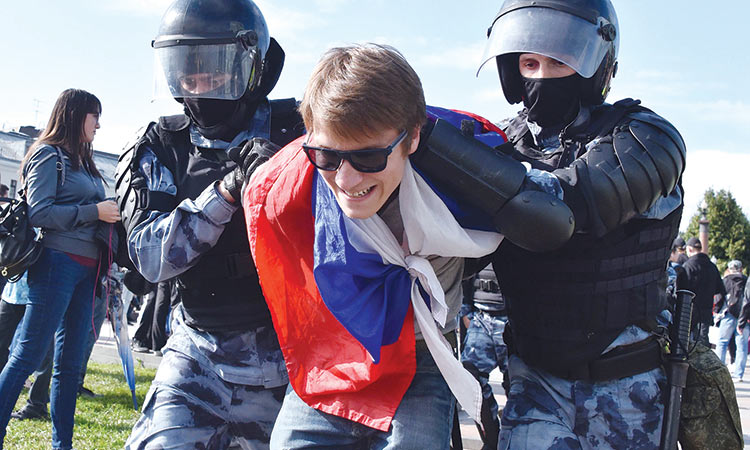 Russia-Arrest