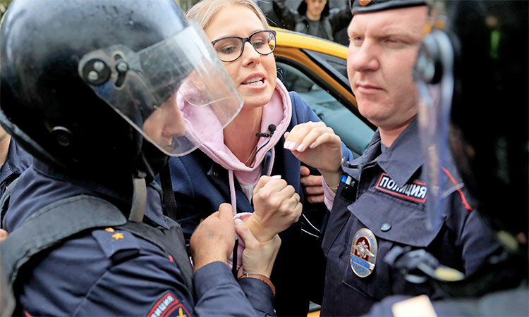 Russia-Protest
