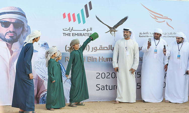 Ajman hosts Dhs1m falconry contest