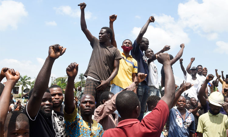 Nigeria-Protesters