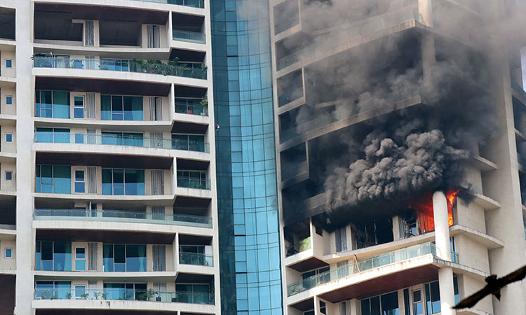 Fire-building-Mumbai