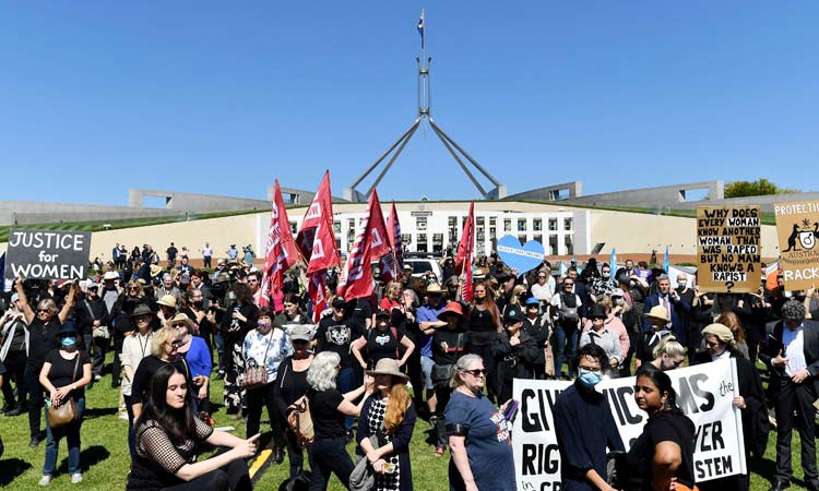 Protesters-Parliament-House-Australia