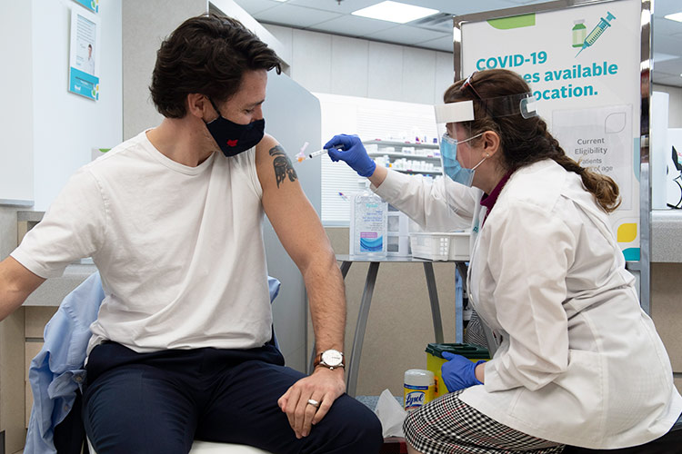 Justin Trudeau vaccine 1