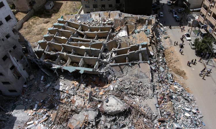 Gaza-collapsedbuilding