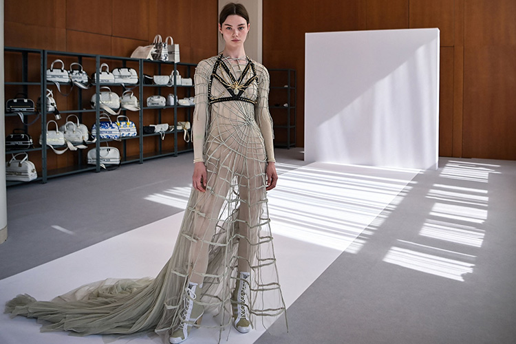 Dior returns to live shows with traditional Greek dress collection ...