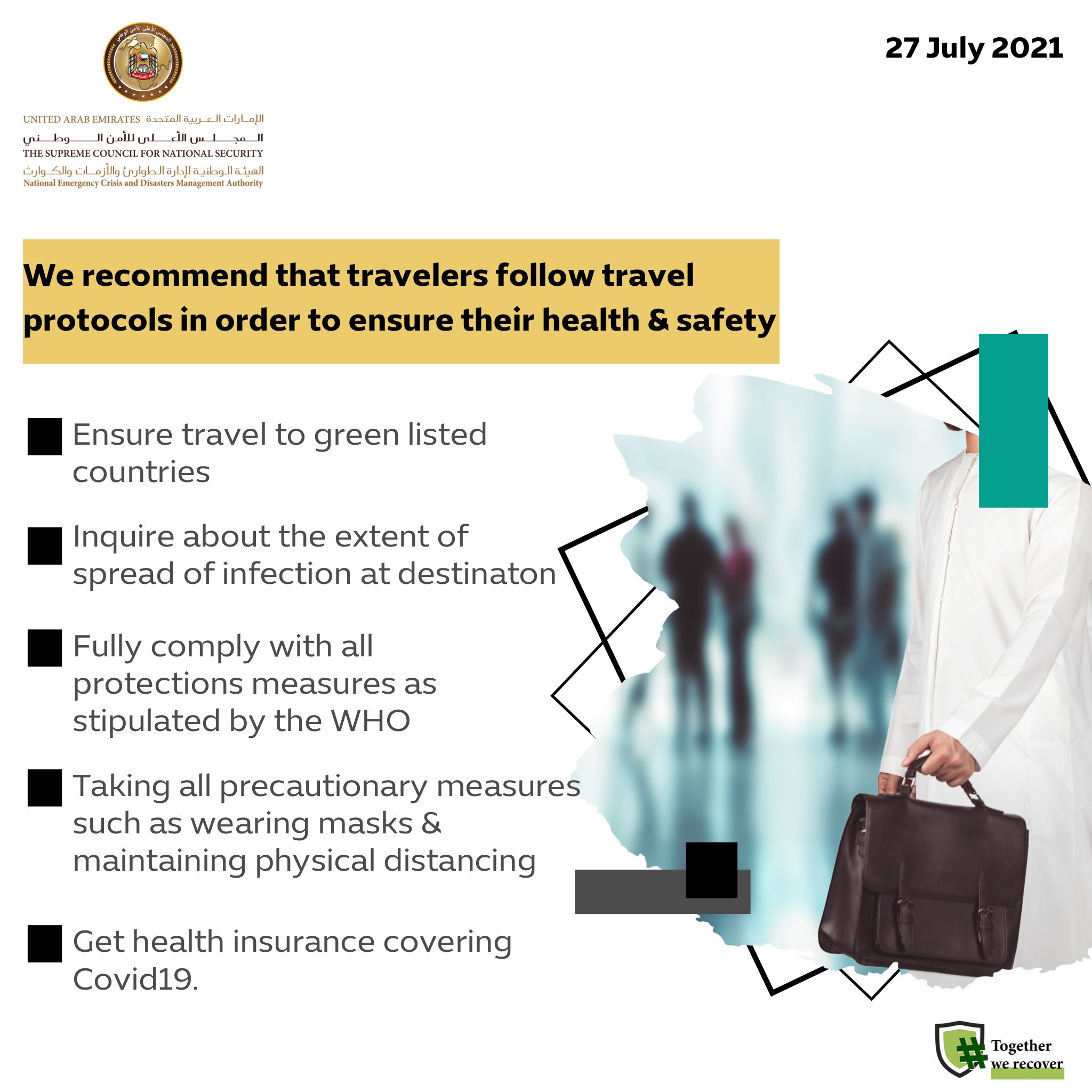 Travellers safety