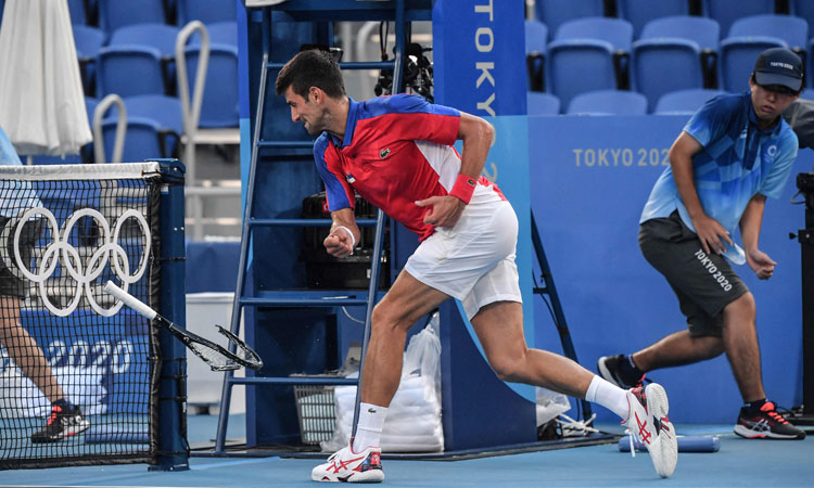 NovakDjokovic-angry-Olympic-