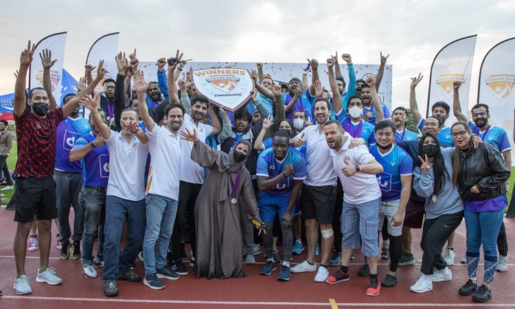 تدافع du عن “درع التميز” في البطولة الرياضية للشركات في دبي