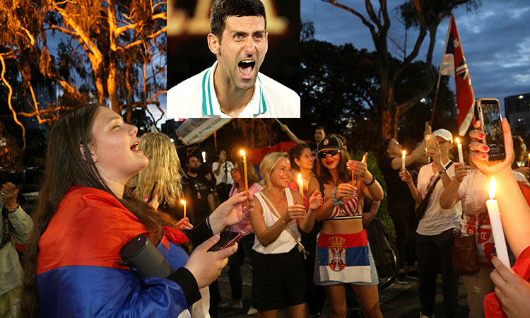 Djokovic-supporters
