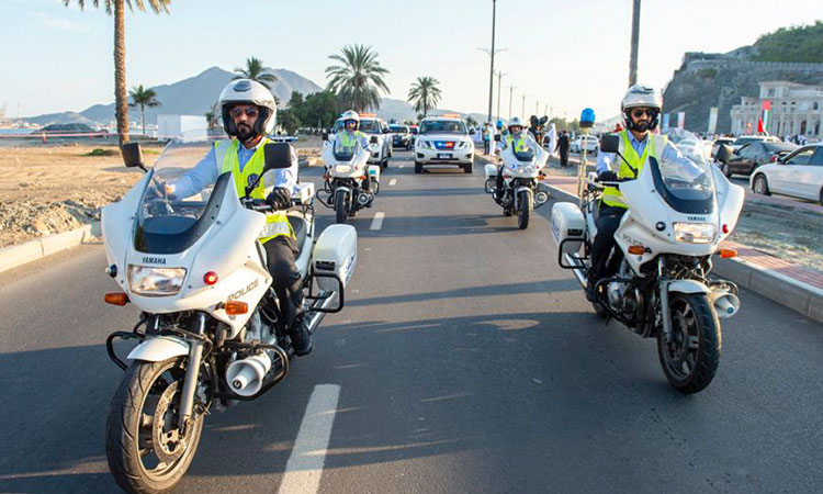 SharjahPolice-flagmarch