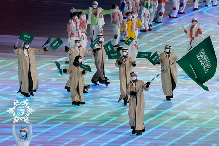 Olympics-Saudiparade