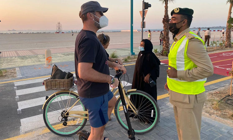 Cycle-e-scooter-DubaiPolice