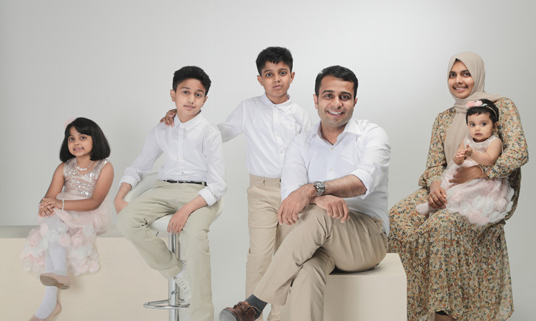 Haseena-Nishad-family