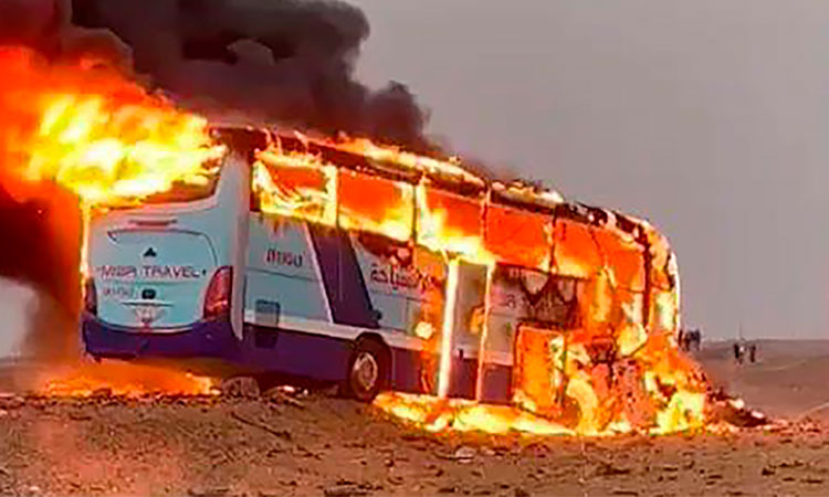 Bus-burns-Egypt
