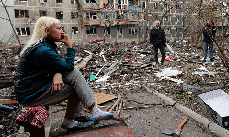 Ukraine-rubble