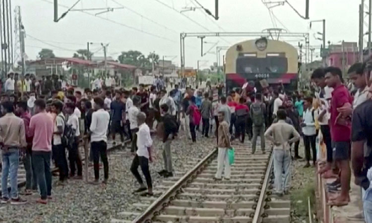 Protest-railway-Bihar