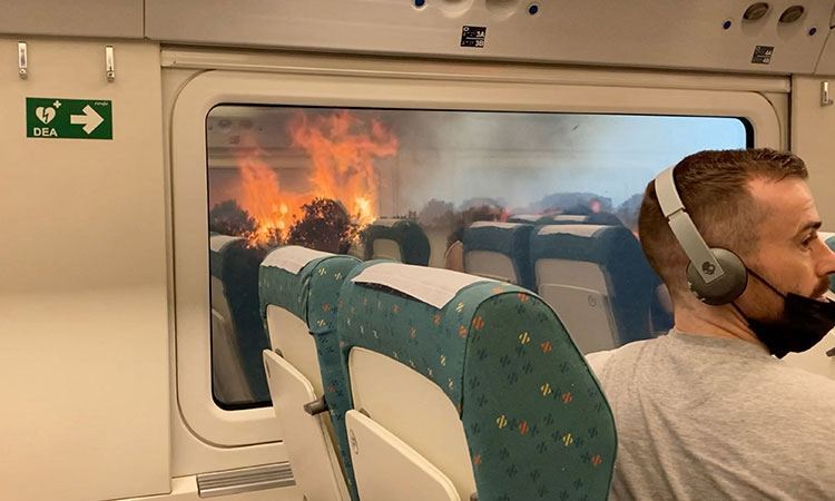 Fire-train-France