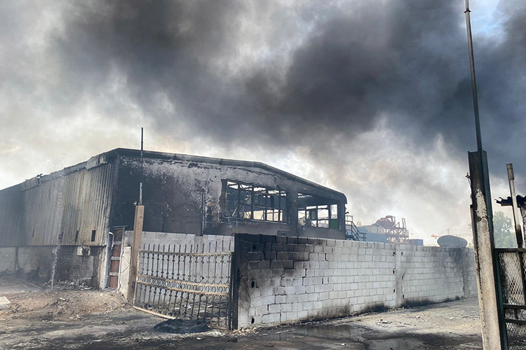Warehouse-fire-Abu-Dhabi