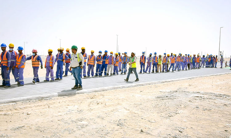 UAE-labourers