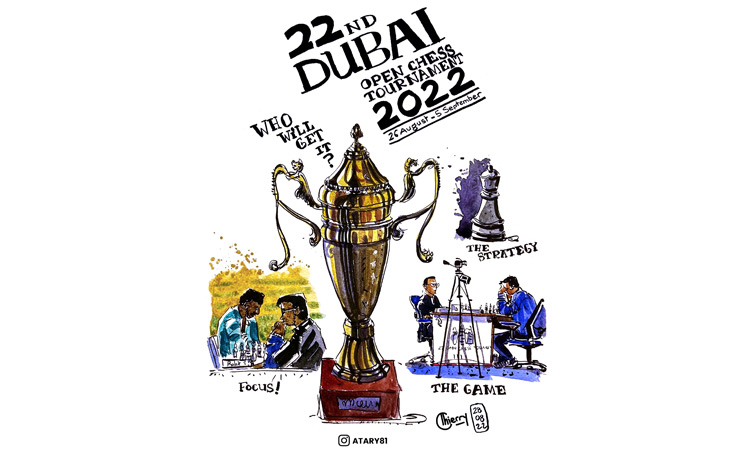 Predke, Erigaisi, Praggnanandhaa and Chithambaram share lead at Dubai Open  - GulfToday