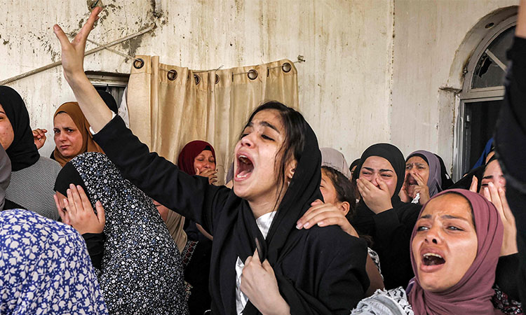 Palestine-mourners-girls