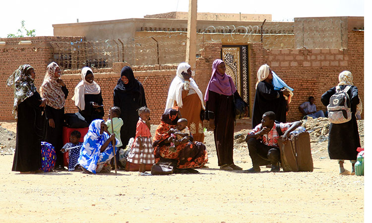Sudan-residentsflee