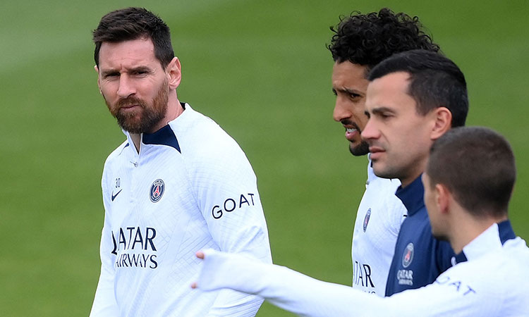 Messi-PSG-training