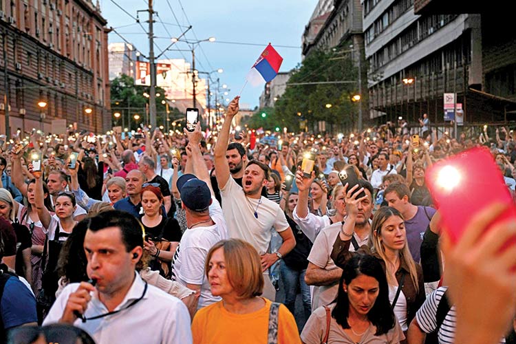 Protest-Belgrade