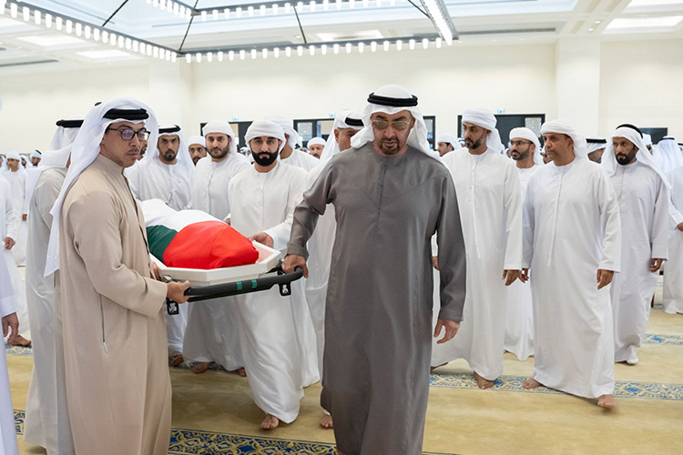 Sheikh Saeed Bin Zayed laid to rest at Al Bateen Cemetery in Abu Dhabi ...