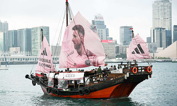 Messi-HK-boat