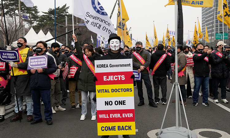 Korea-doctors-demo