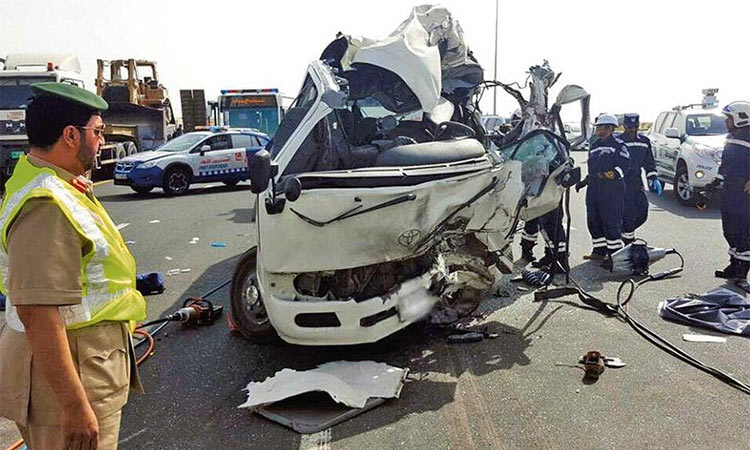 Dubai Accident 