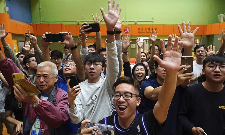HK poll results indicate people want change