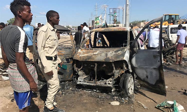 Bombing shows peace elusive in Somalia