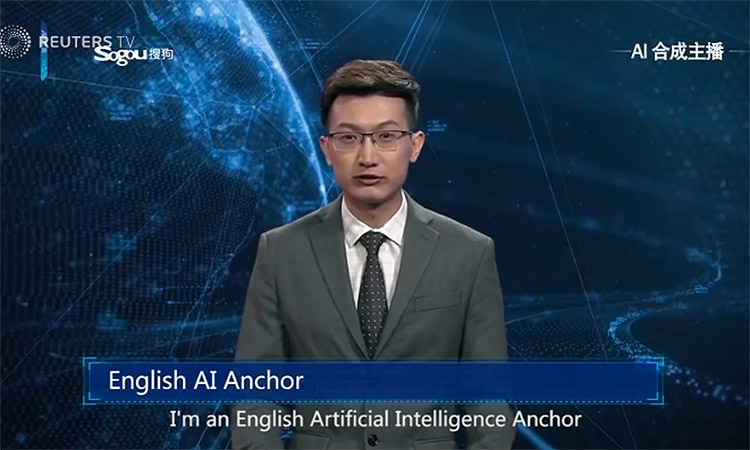 Artificial Intelligence News Caster