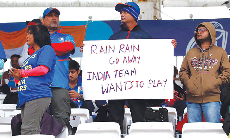 India match rained out