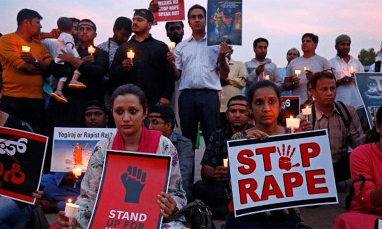 Protest against rape in India
