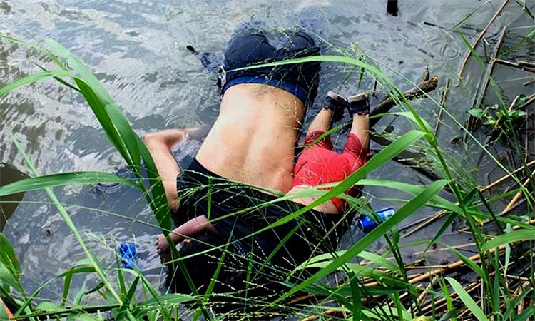 Drowned Mexican migrants