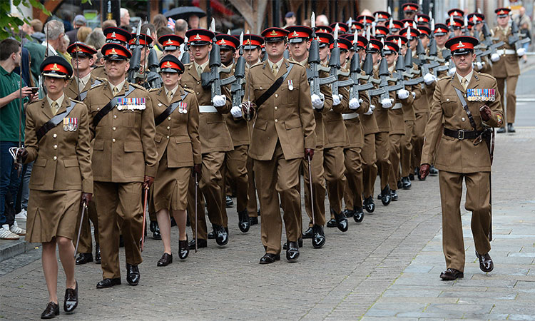 British Army Parade