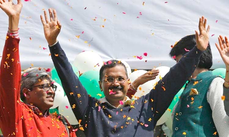 AAP sweeps Delhi elections