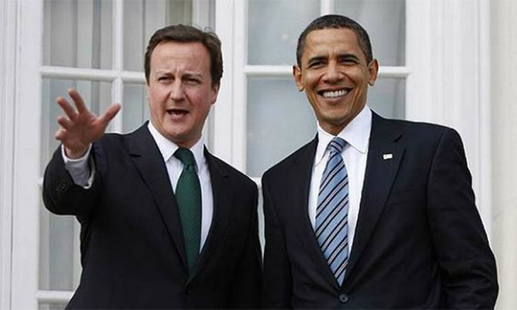 David Cameron, Barack Obama