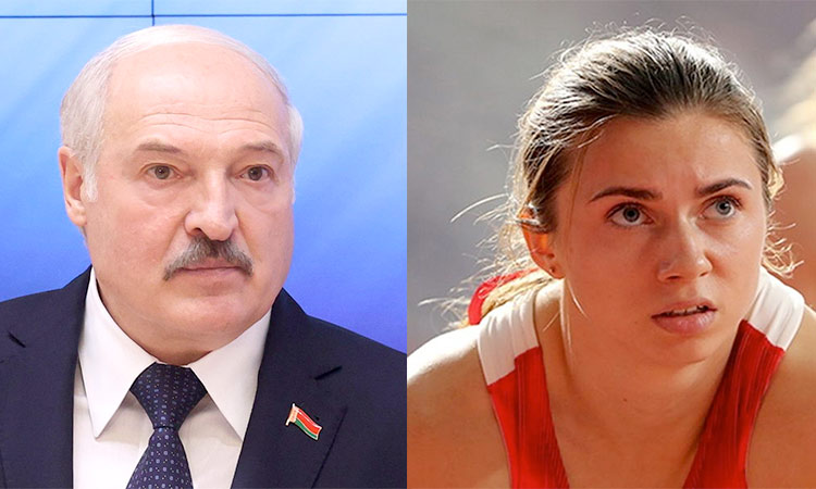Alexander-Lukashenko-Krystsina-Tsimanouskaya