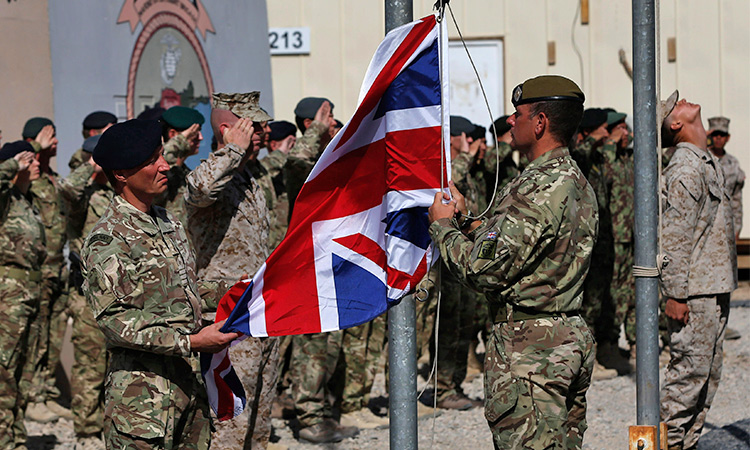 British troops