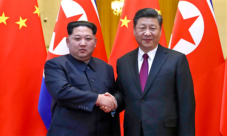 Kim Jong-Un, Xi Jinping
