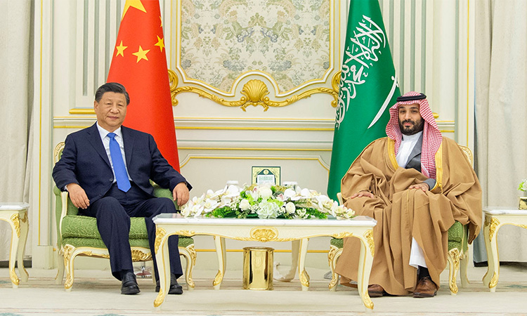 Mohammed Bin Salman meets Xi Jinping in Riyadh, Saudi Arabia. Reuters